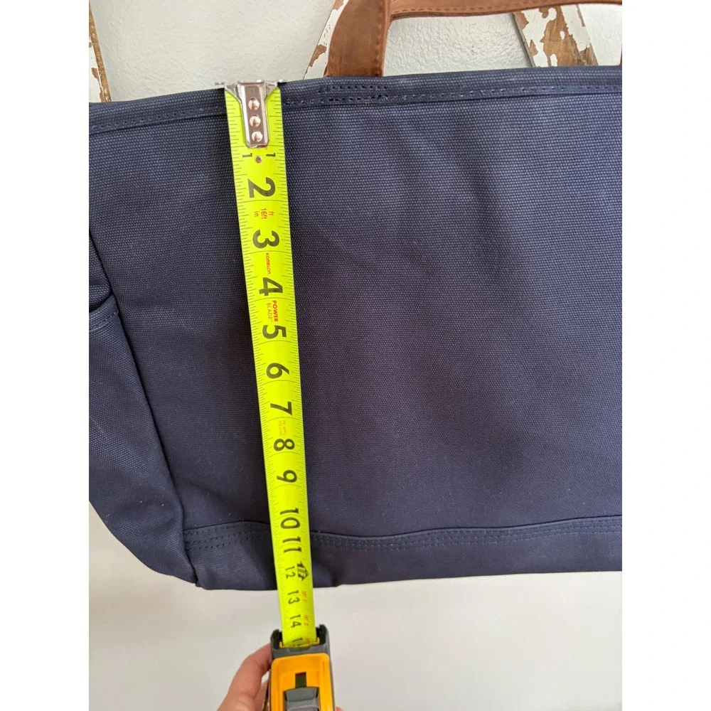 L.L.Bean Stonington Daily Carry Work Bag in navy canvas